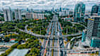 Skyline von Jakarta, Indonesien