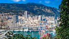 Blick auf das Fürstentum Monaco