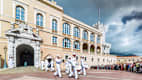 Die Wachablösung vor dem Fürstenpalast in Monaco