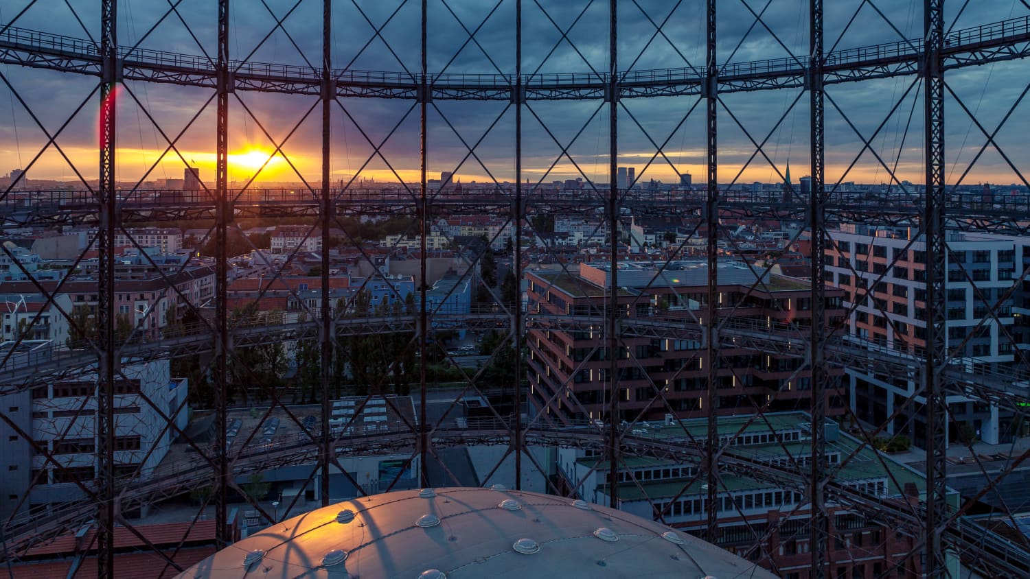 Der Blick über Berlin vom Gasometer aus ist einmalig