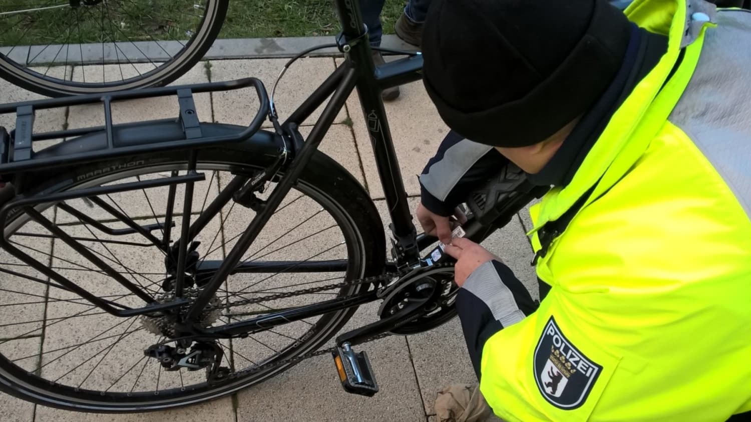 Fahrradcodierung durch die Polizei