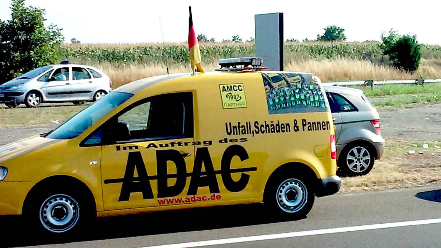 Falsches Pannenhilfe Fahrzeug