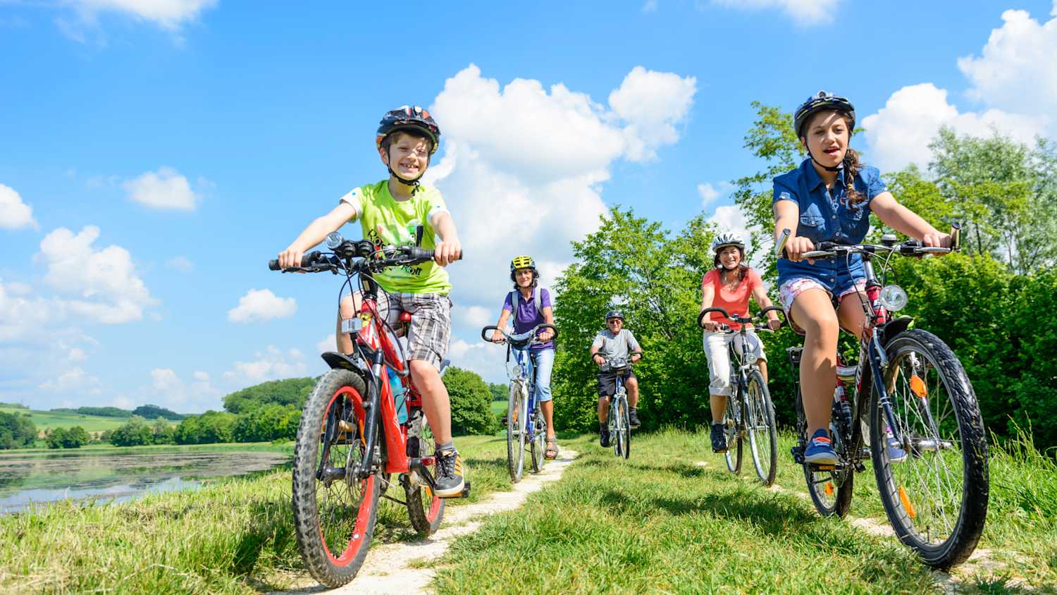 Radtour mit Kindern