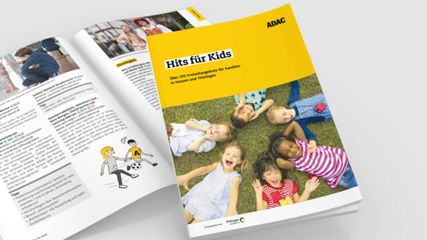 Die besten Ausflugsziele in Hessen und Thüringen Neu: Kostenlose ADAC Freizeitbroschüre „Hits für Kids“