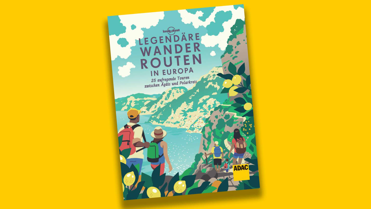 Die Broschüre Legendäre Wanderrouten in Europa
