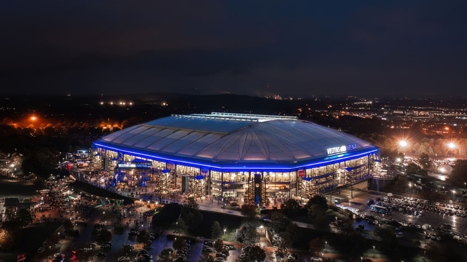 Das Stadion in Gelsenkirchen-Schalke.