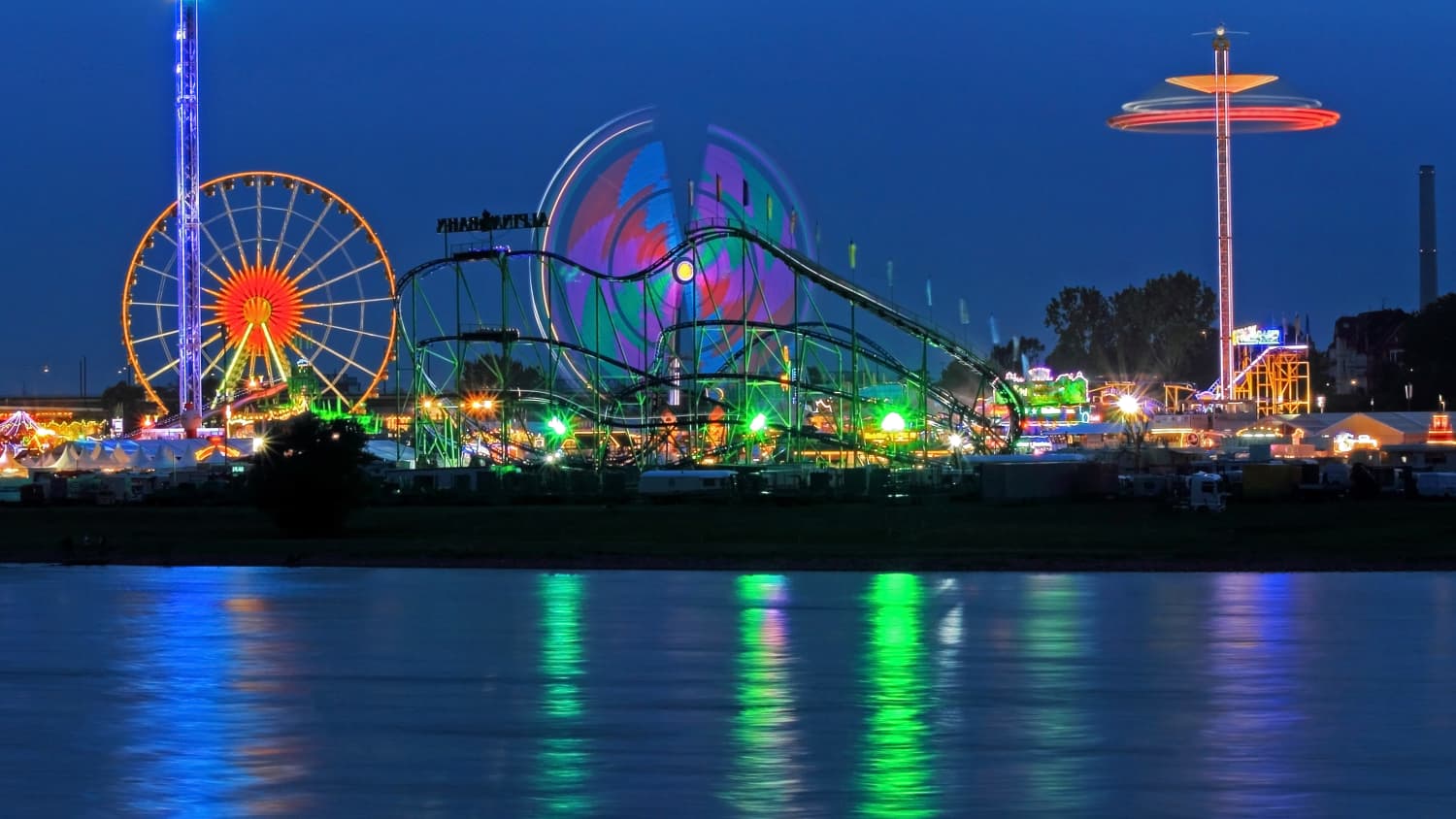 Die Rheinkirmes 2022 in Düsseldorf.
