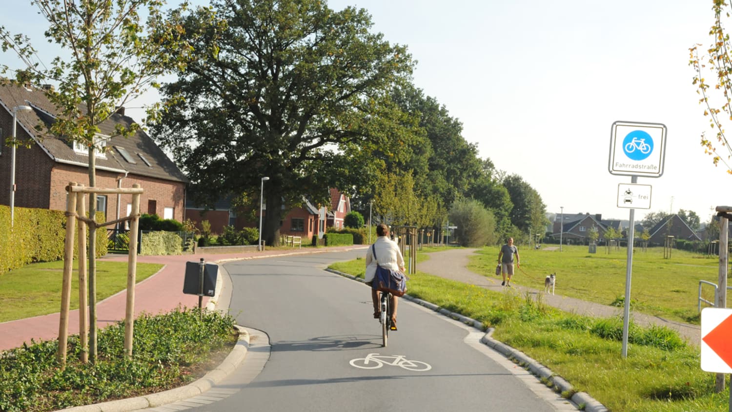 Bocholt im westlichen Münsterland ist bekannt für seine gute Radinfrastruktur