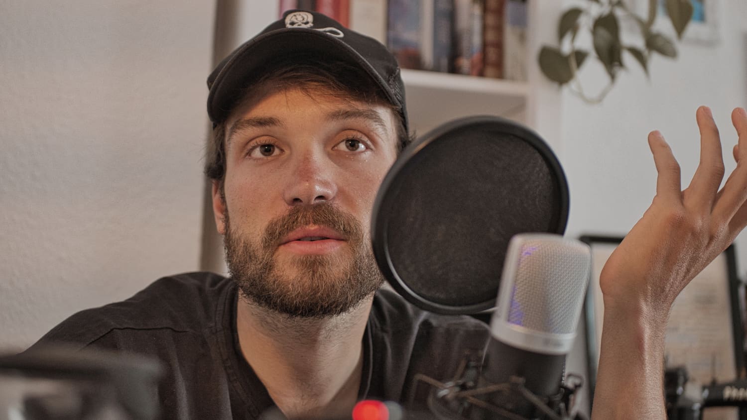 Rick Zabel beim Podcast-Interview in Köln