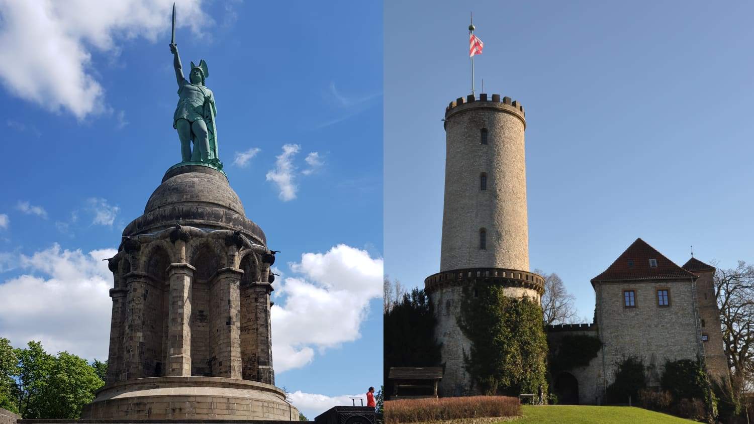 Ostwestfalen-Lippe / Hermannsdenkmal und Sparrenburg
