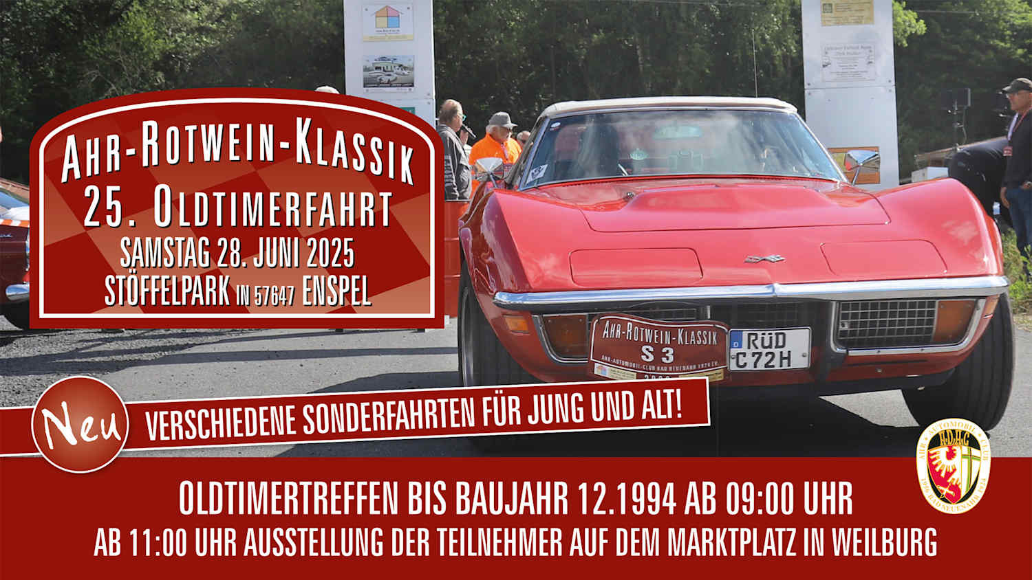 Grafik zur Veranstaltung Ahr-Rotwein-Klassik.