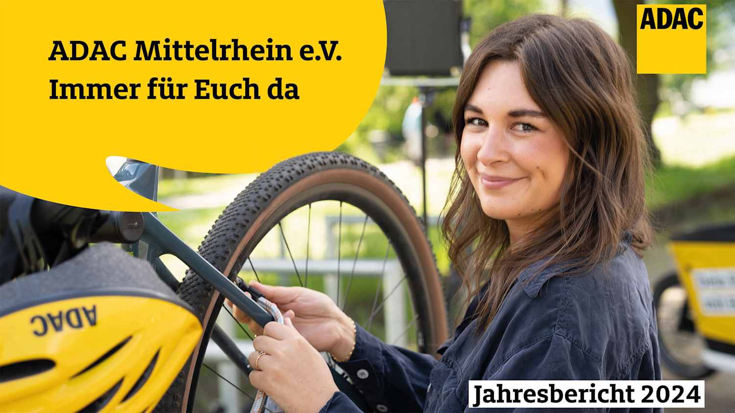Titelbild des Jahresberichts 2024 vom ADAC Mittelrhein e.V.