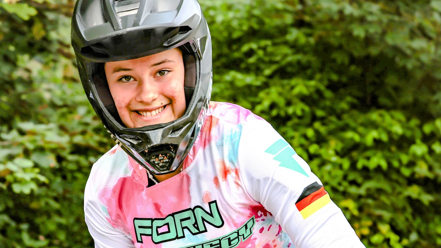 Alina Beck ist eines der größten Nachwuchstalente im BMX-Sport