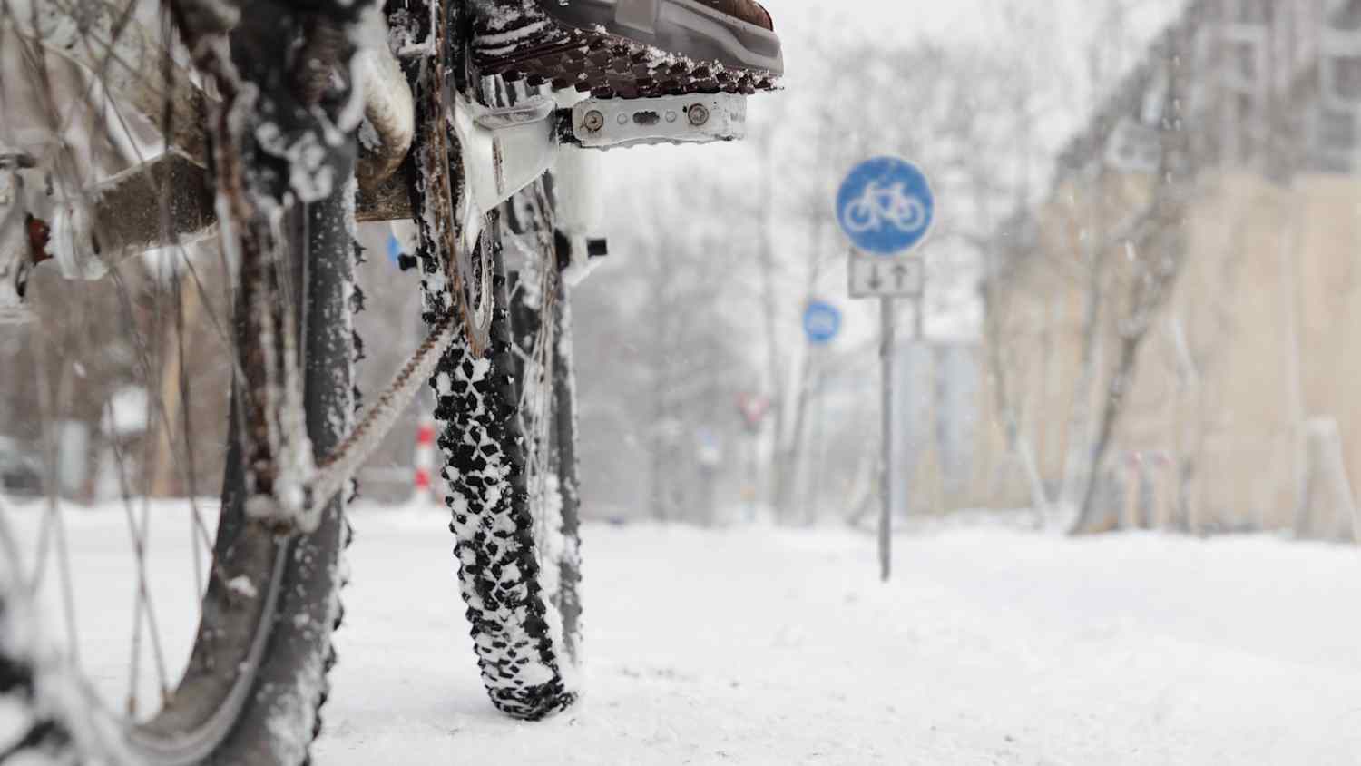 Fahrradfahren im Winter