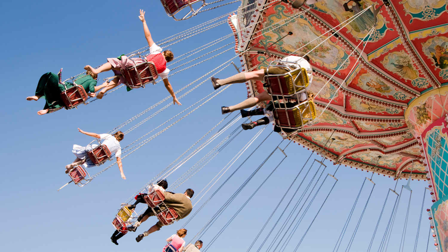 Kettenkarussel auf dem Münchner Oktoberfest