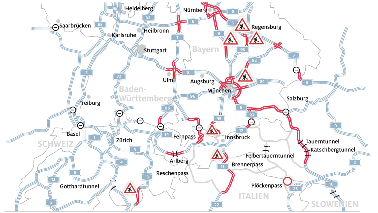 Stauprognose Sommer 2024