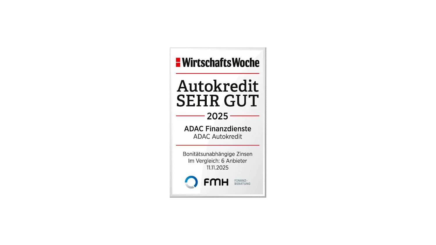 Bester Autokredit | Auszeichnungen ADAC Autokredit