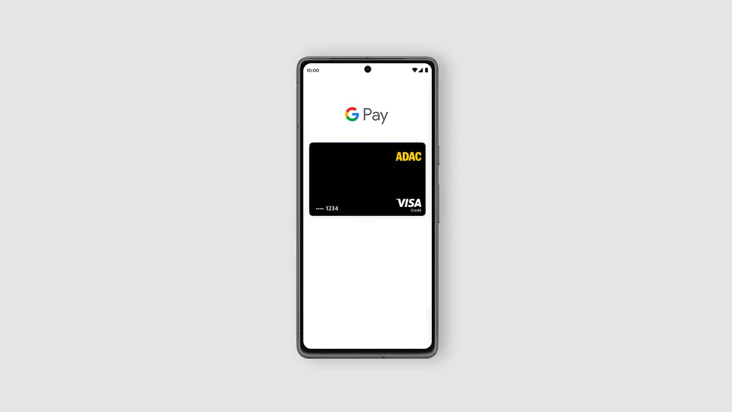 Android Handy mit virtueller ADAC Kreditkarte und Google Pay