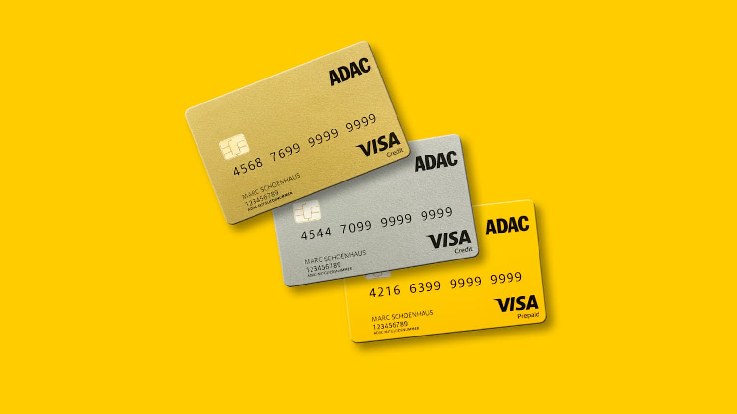 ADAC Kreditkarte GOLD, SILBER oder ADAC ClubmobilKarte