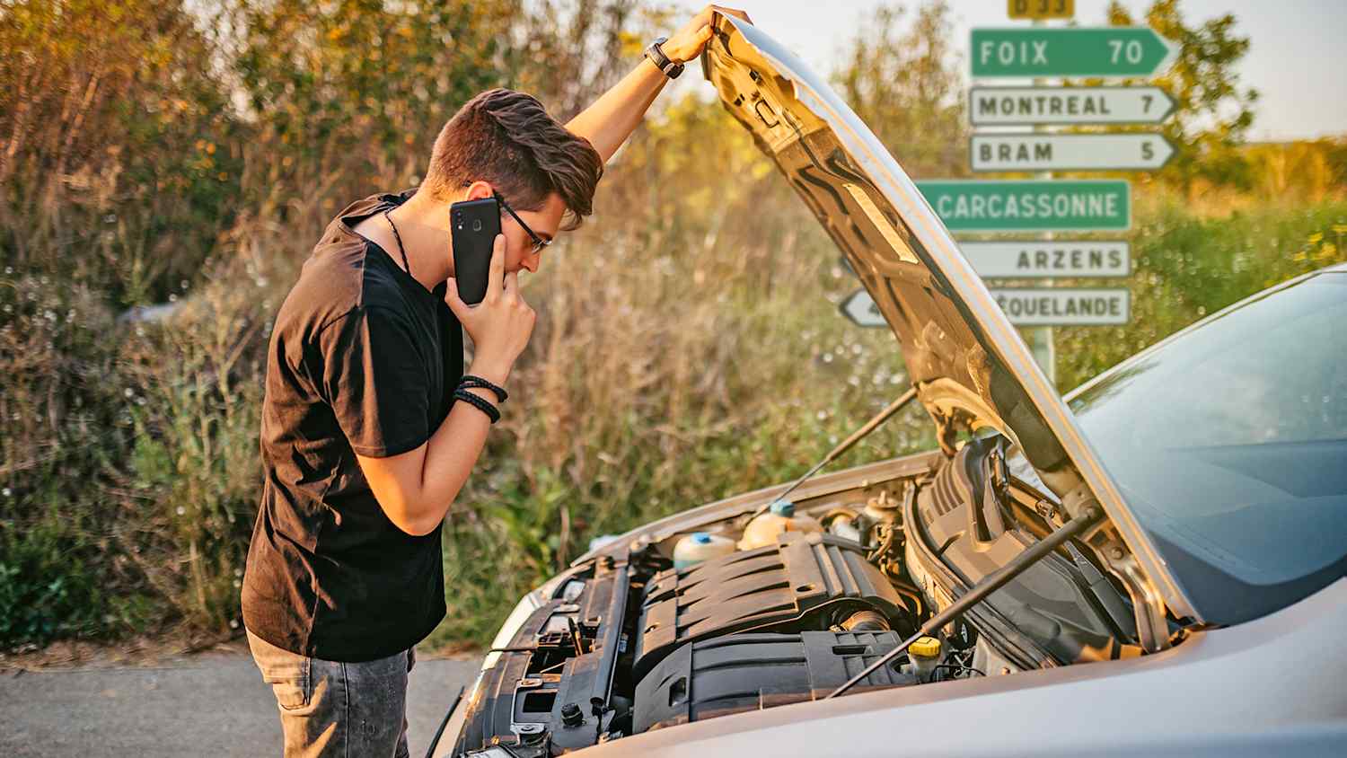 Panne in Frankreich, ADAC hilft