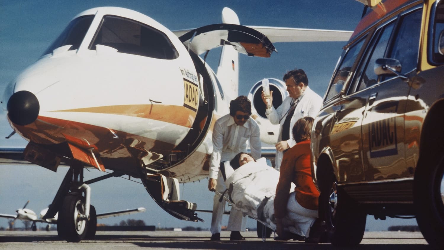 ADAC Krankenrücktransport 70 er Jahre