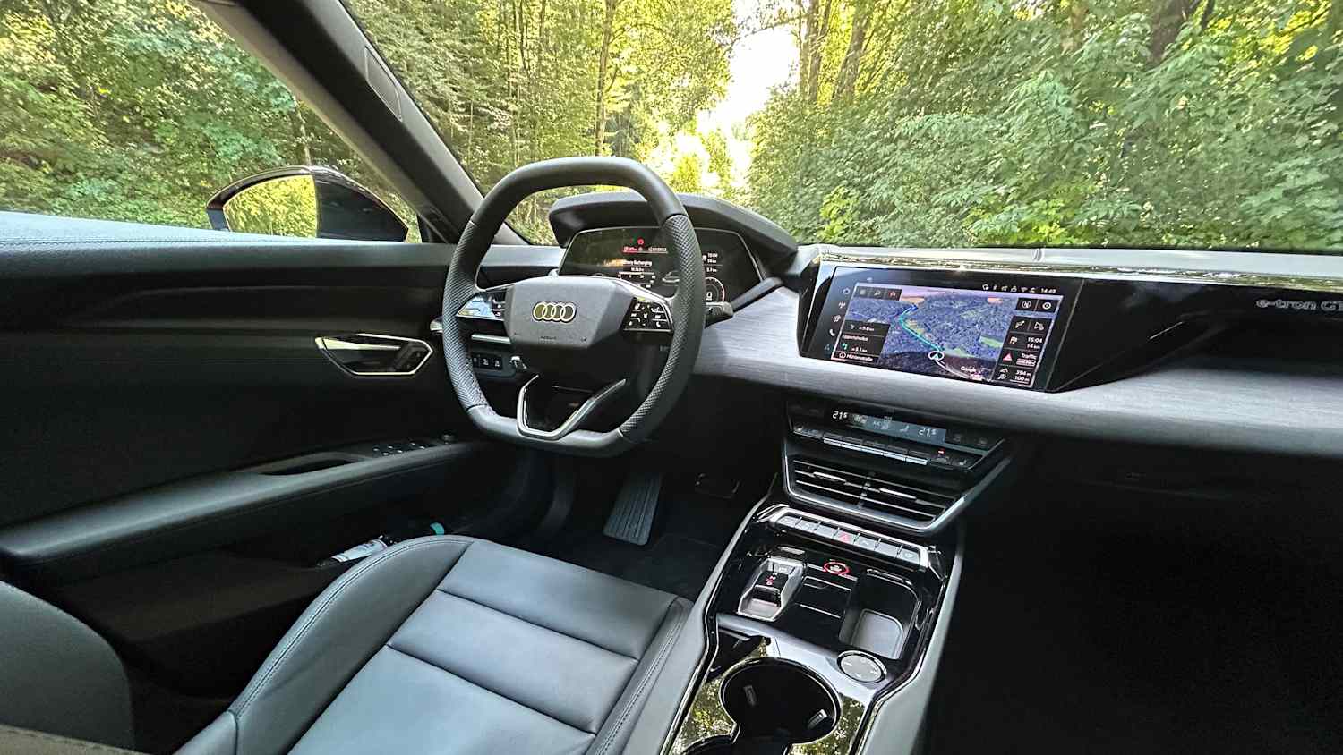 Cockpit des Audi e-tron GT nach Facelift
