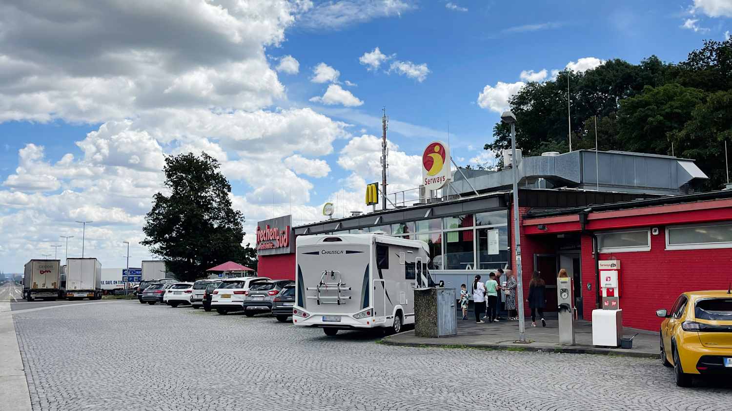 Die Autobahnraststätte Frechen Süd
