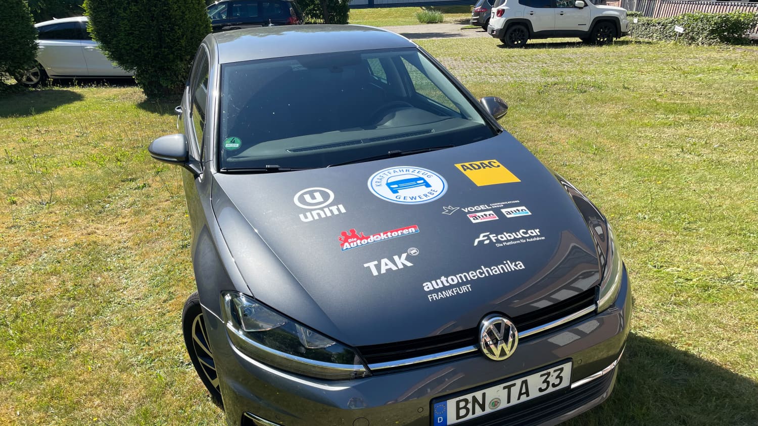 Frontansicht des VW Golf 7