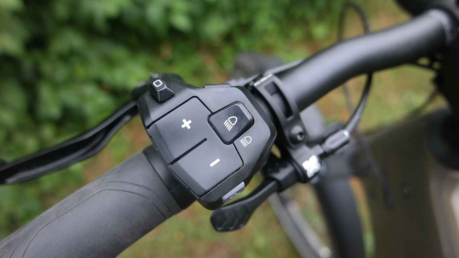 Die Schaltung des Riese & Müller Delite 5 GT Pinion Elektrofahrrad