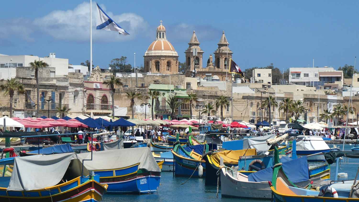 Marsaxlokk, ein Dorf auf Malta