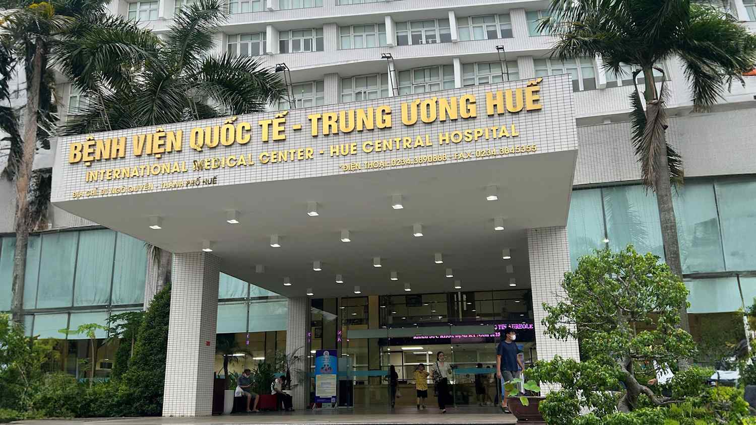 Ein Krankenhaus in Vietnam von Aussen