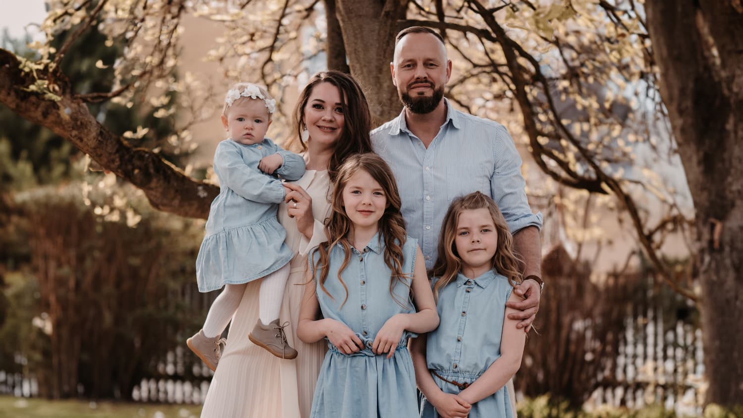 Helene H mit ihrer Familie