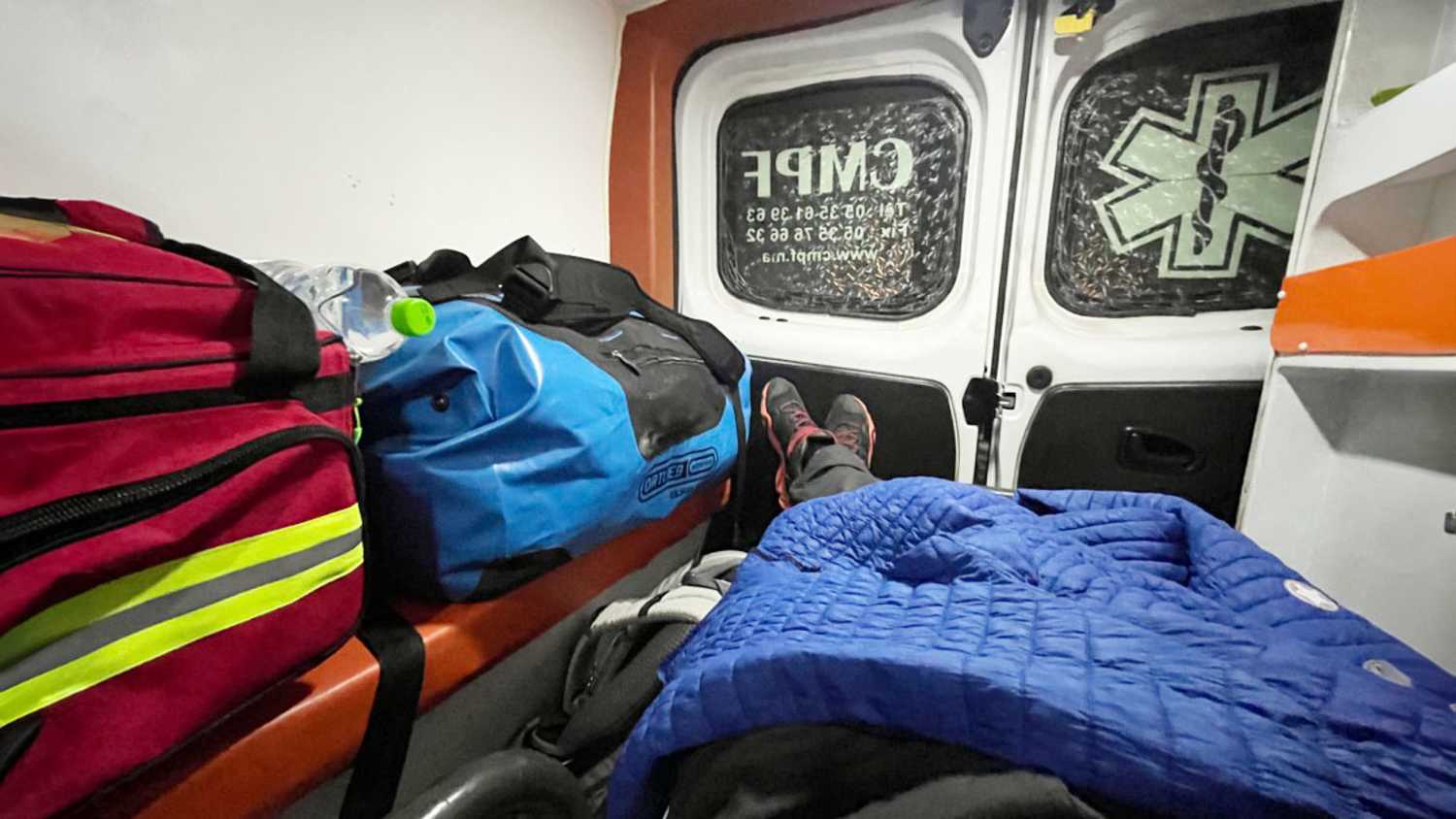 Ein Krankenwagen in Marokko