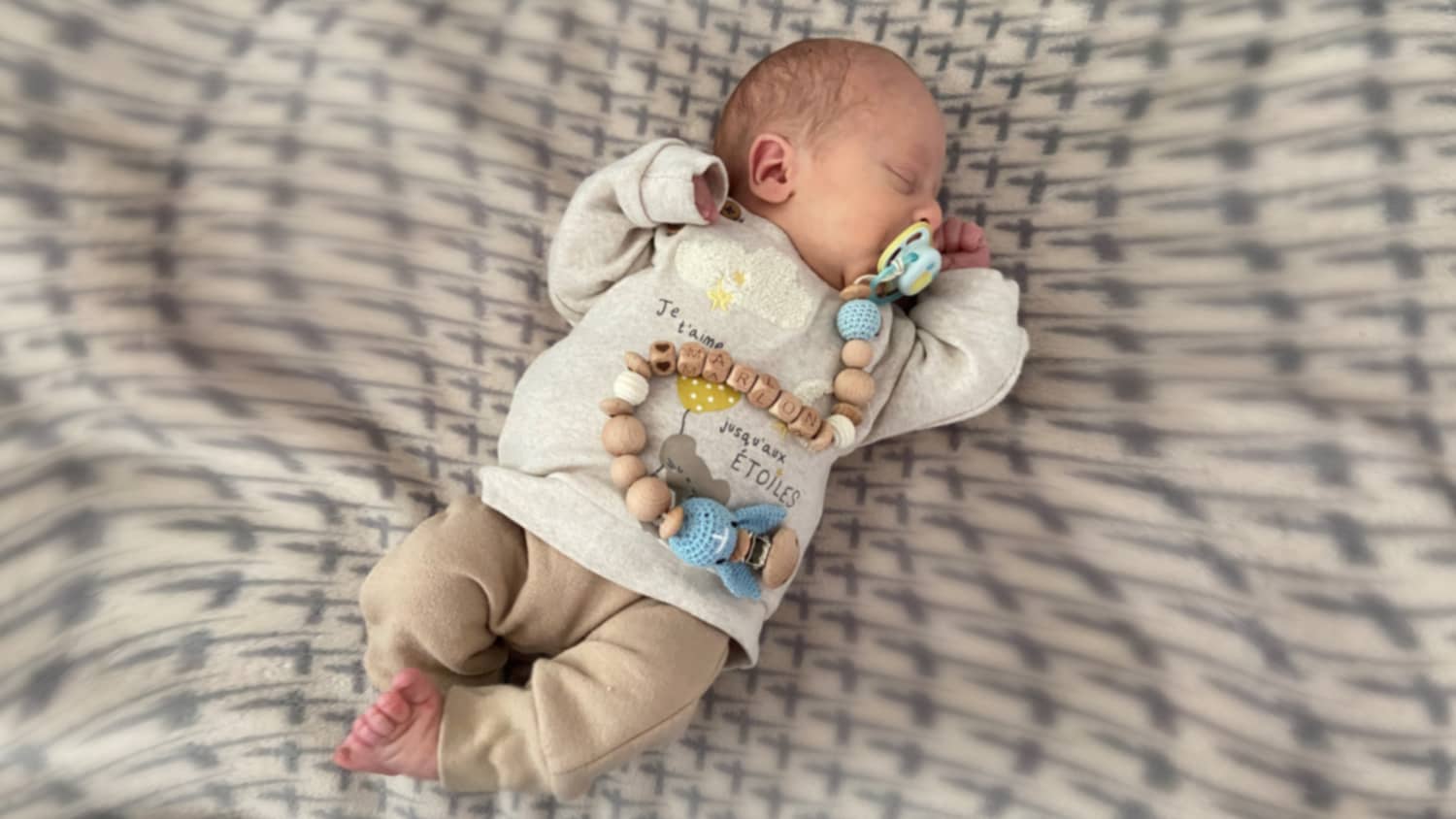 Baby Marlon nach dem Schwangeren Rücktransport