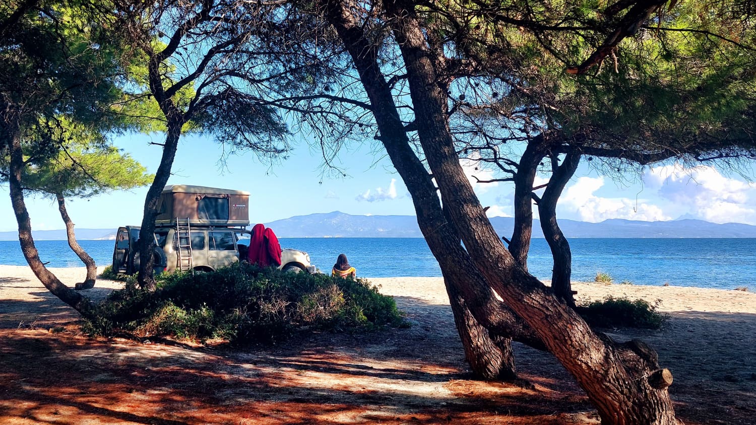 Camping an der Küste Kroatiens