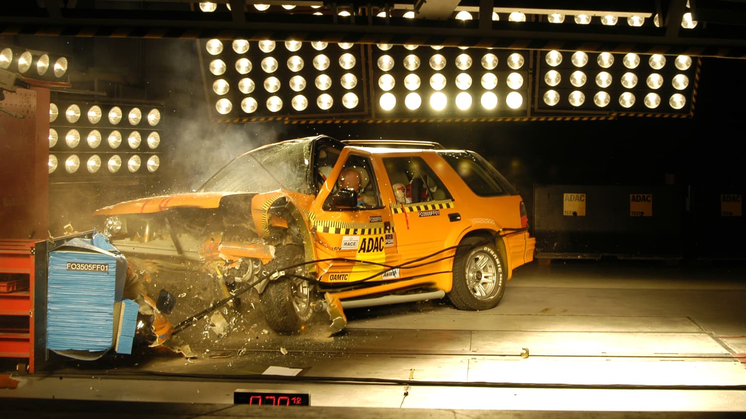 Auto beim Crashtest