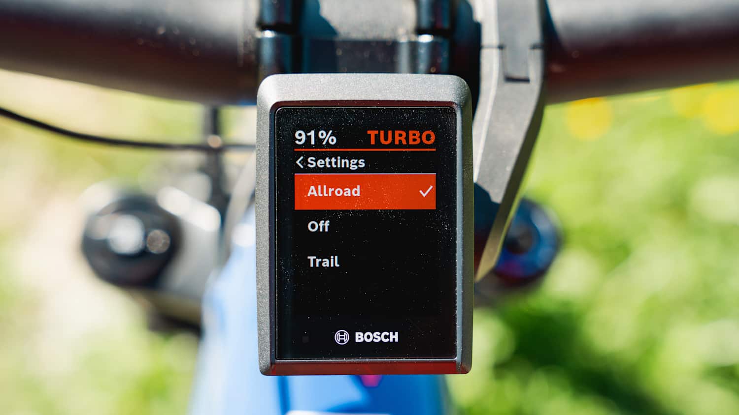 Display des ABS Systems für E-Bikes