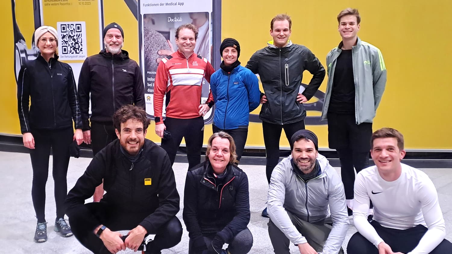 Das Teamfoto der ADAC Laufgruppe