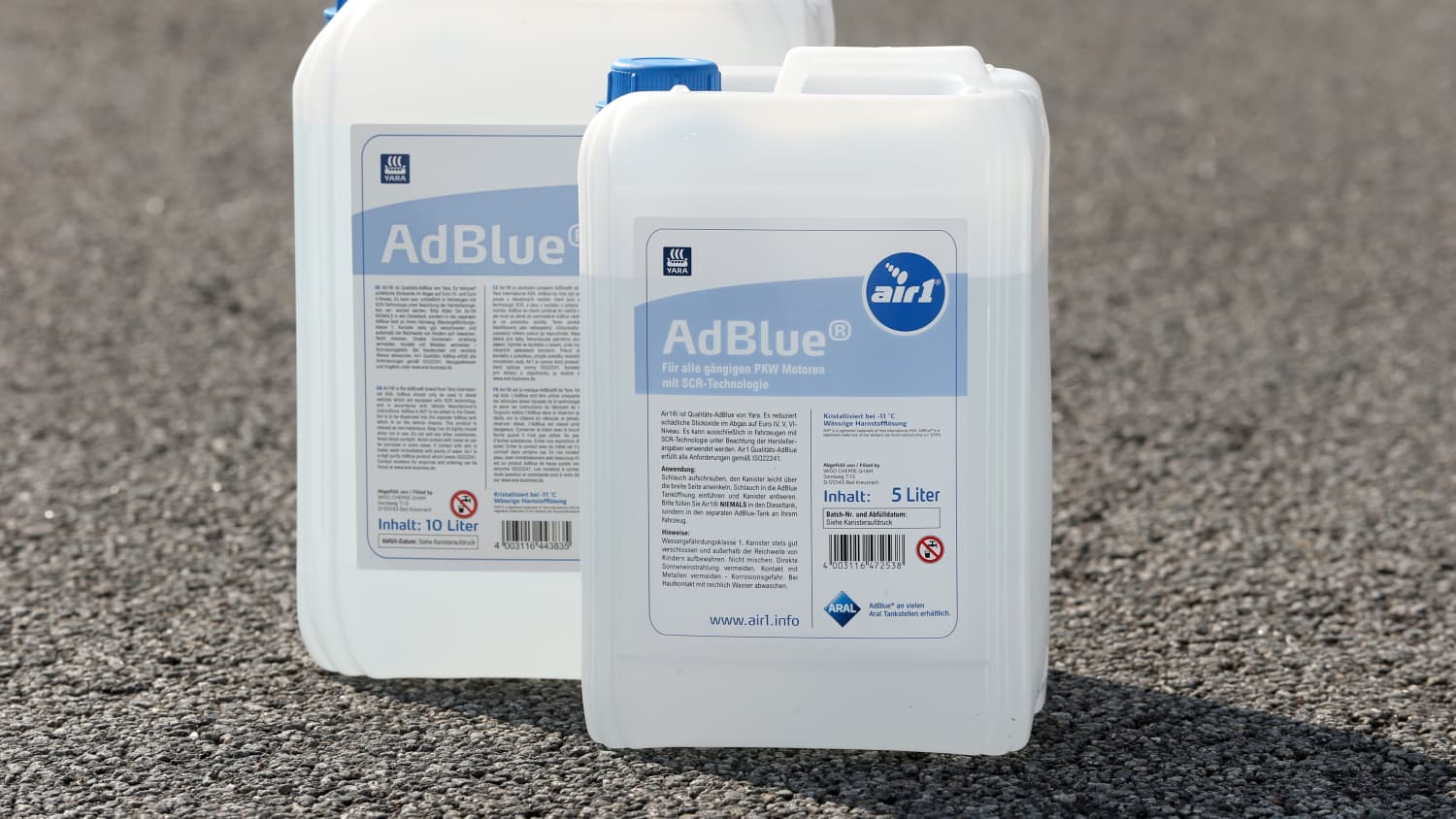 AdBlue 100 Liter (5 x 20 Liter) Einfüllschlauch Ad Blue