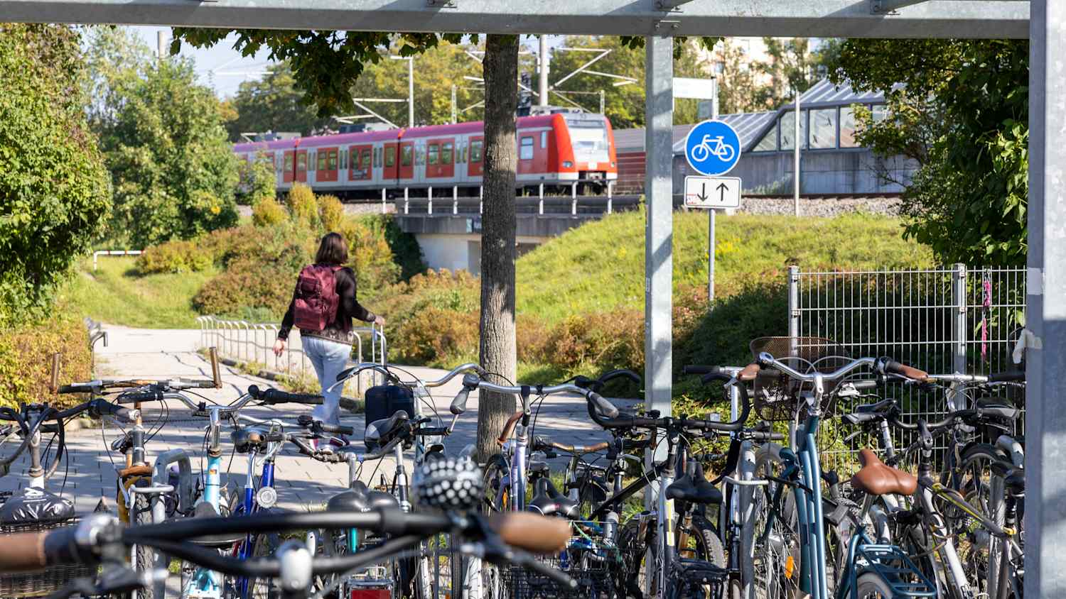 Bike and Ride Station in Karlsfeld bei Dachau