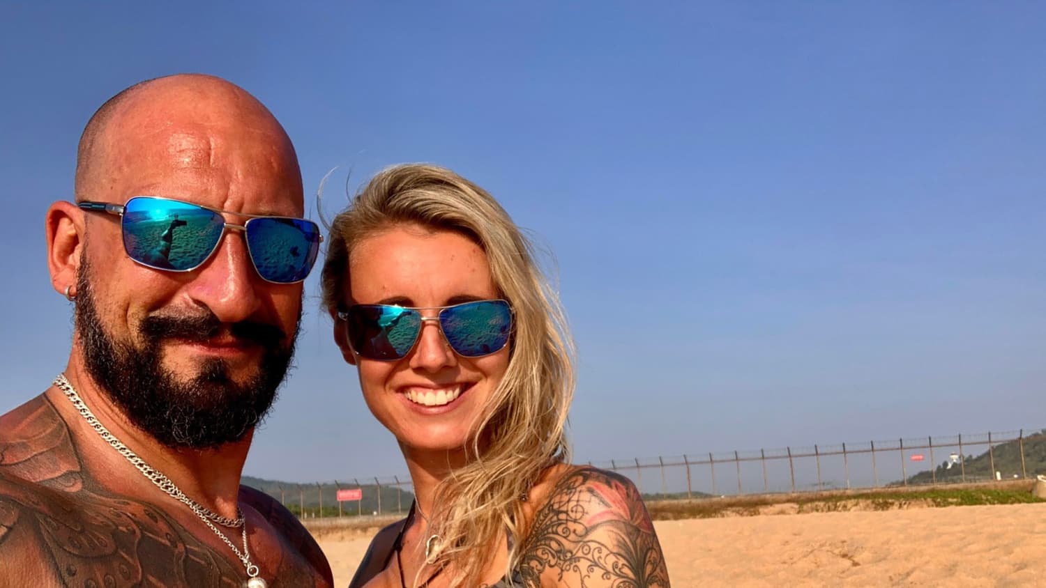 Pascal H. und Frau im Thailand Urlaub vor dem Unfall