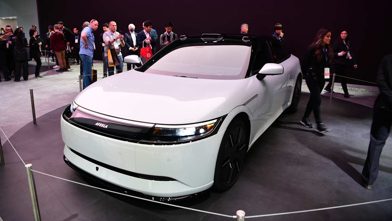 Afeela präsentiert sein neues Fahreug auf der CES in Las Vegas 2025