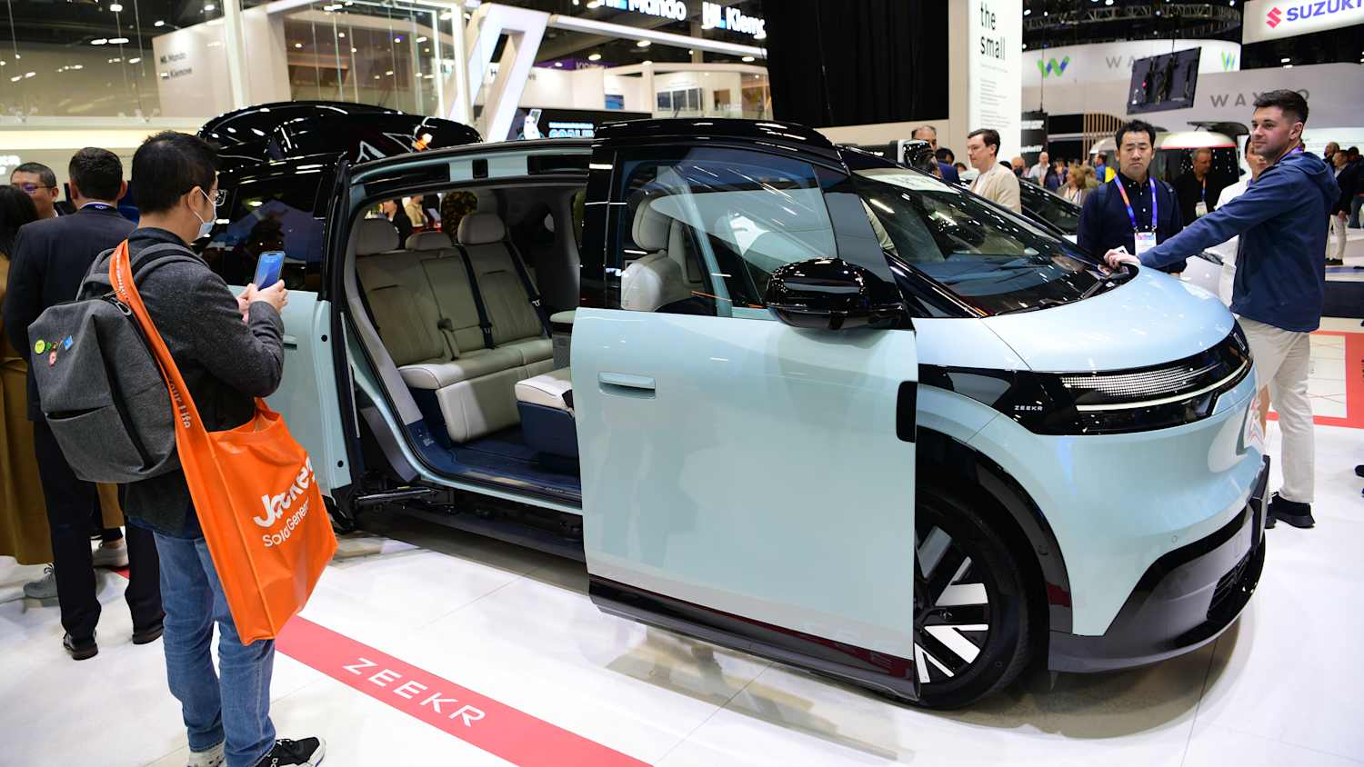 Die präsentation von Zeekr auf der CES Las Vegas 2025