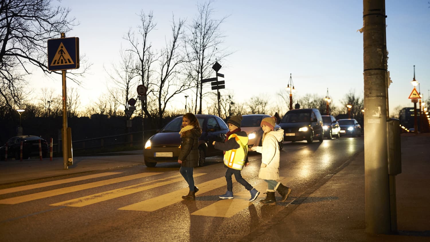 Tipps: Sichtbarkeit von Kindern im Straßenverkehr