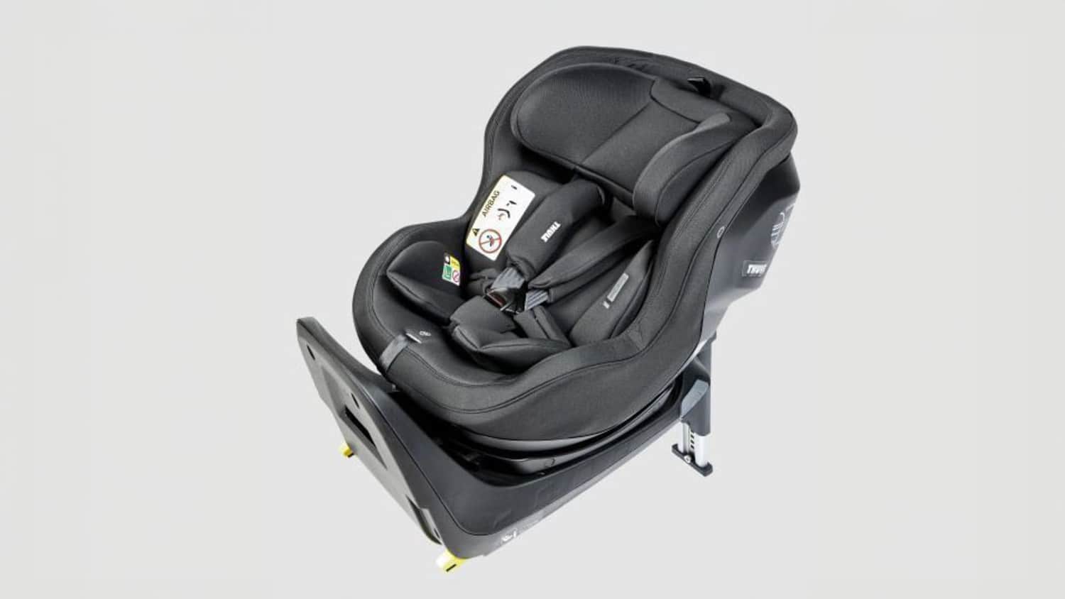 Produktbild des Kindersitz Elme von Thule mit Isofix-Basie Alfi und Stützfuß
