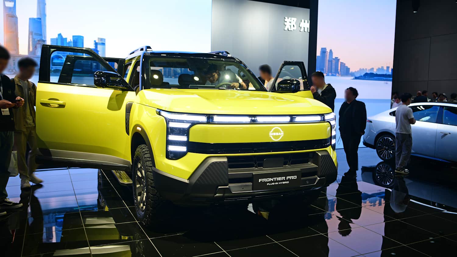 Ein Nissan Frontier auf der Shanghai Autoshow