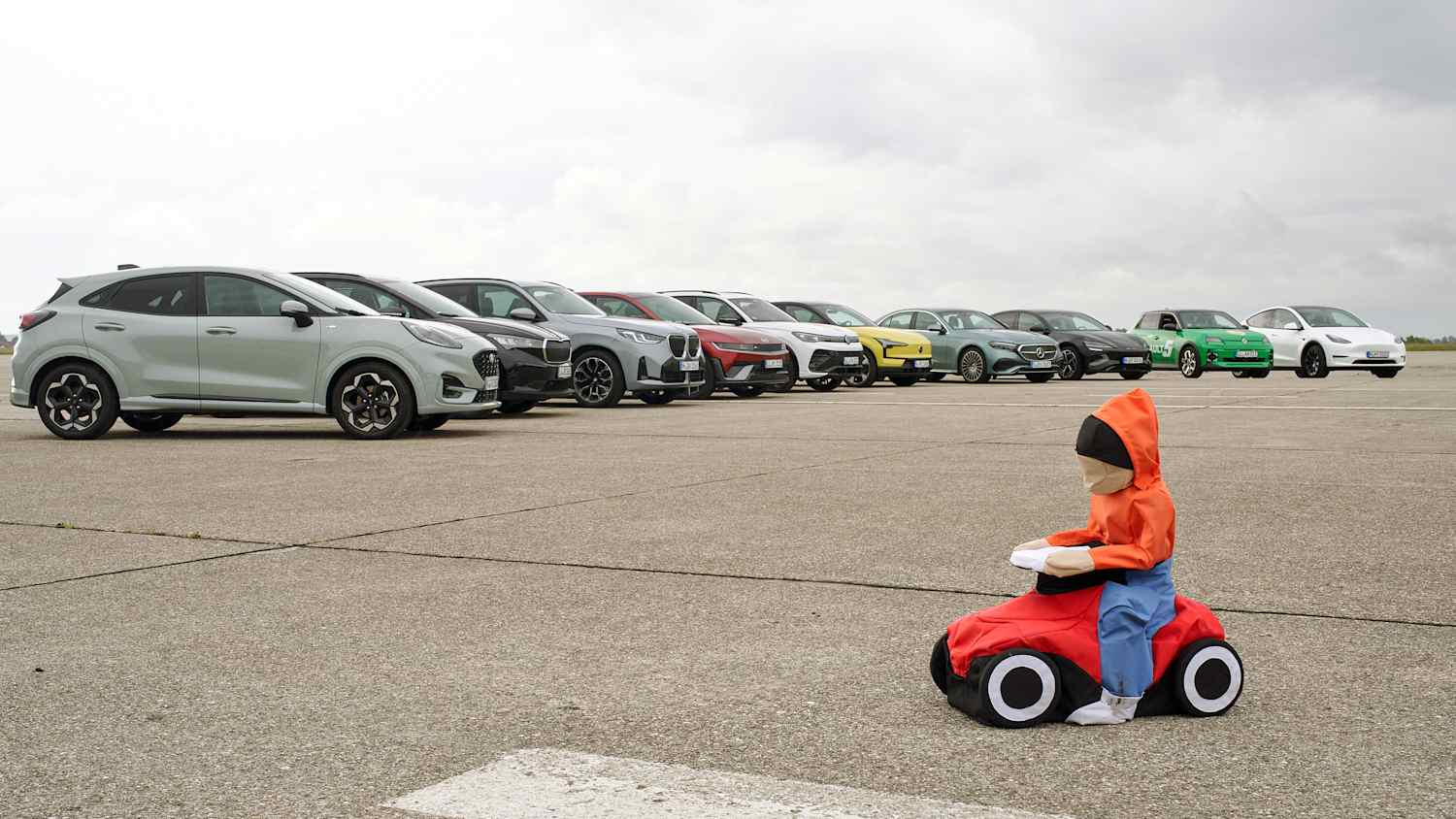Alle Modelle die beim Test der Notbremsassistenzsystme teilgenommen haben