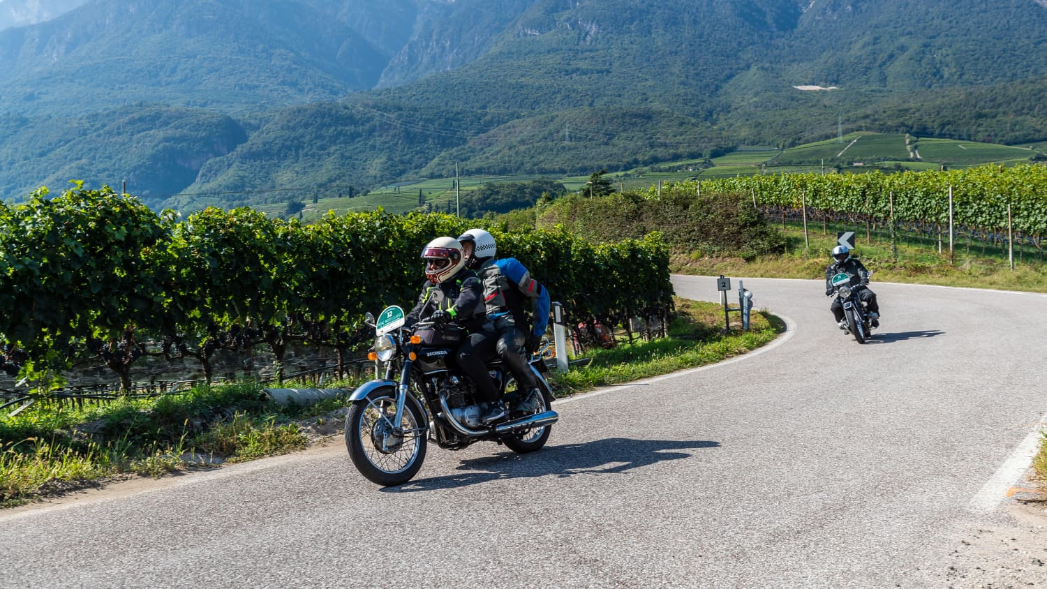 Mit dem Motorrad entdeckten die Teilnehmer gemeinsam das Salzkammergut