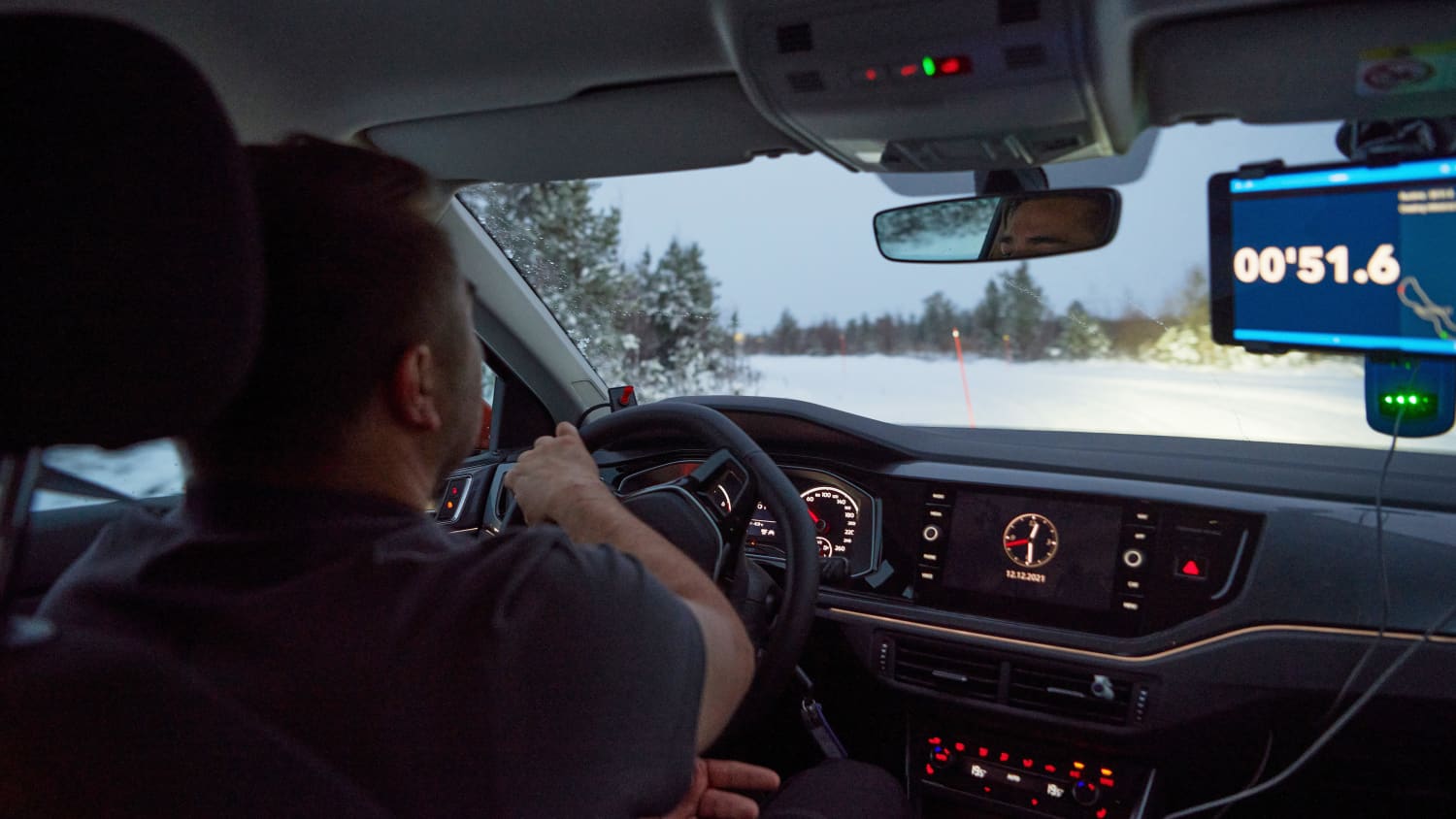 ADAC Winterreifentest 2022 in Ivalo, Finnland