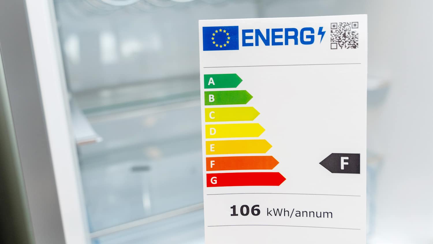 Aufnahme der Energieeffizienzklasse F